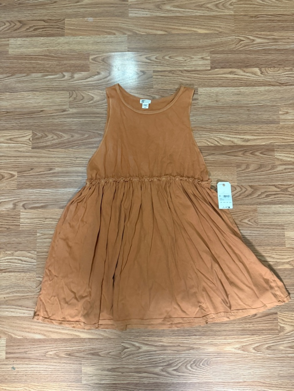NWT Sz Large Women’s Billabong Brown Seaside Dress/Tunic (Toffee)